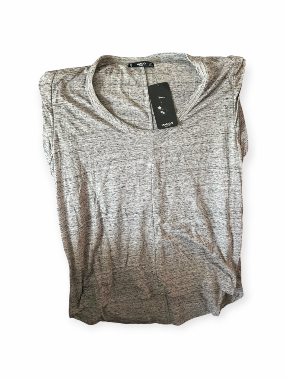 Mango Light Heather Gray XL Short Sleeve Tee